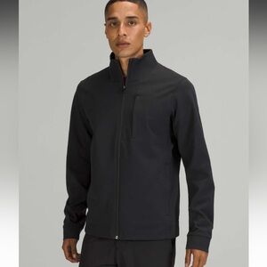 Lululemon Black Sojourn Track Jacket Zip-Up 2XL Athletic Sporty
